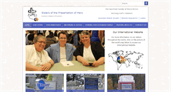 Desktop Screenshot of presentationofmary-usa.org